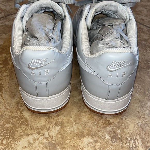 2005 Nike Air Force 1 Gray Gum Size 10.5 RARE OG - Picture 5 of 9